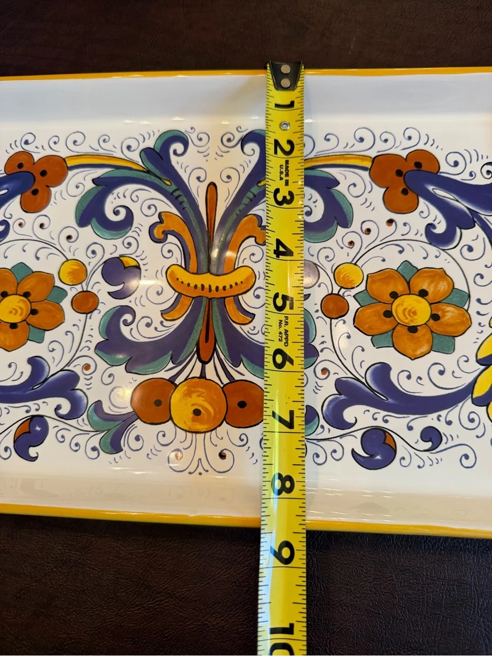 Sur La Table Nova Deruta Large serving platter. New.